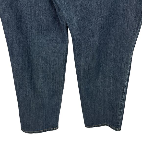 Gloria Vanderbilt SZ 18W Amanda Jeans Stretch Zip-Fly Pocket Hi-Rise Medium Wash - Picture 6 of 9